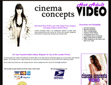 Tablet Screenshot of cinemaconceptsvideo.com